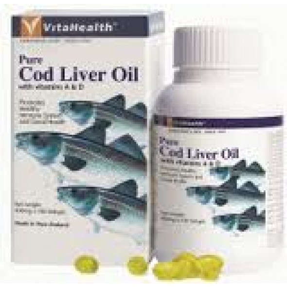 VitaHealth Cod Liver Oil Caps BT/100