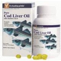 VitaHealth Cod Liver Oil Caps BT/100