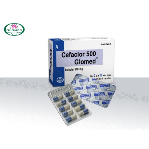 CEFACLOR 500 GLOMED